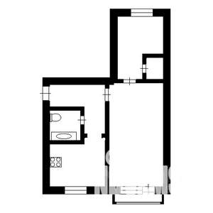 2-к квартира, вторичка, 46м2, 5/5 этаж