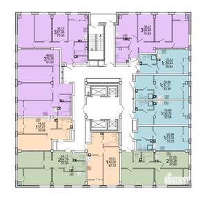 3-к квартира, вторичка, 84м2, 22/25 этаж