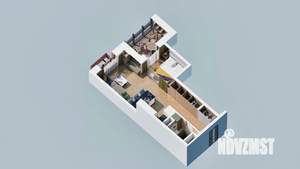 1-к квартира, вторичка, 36м2, 19/23 этаж