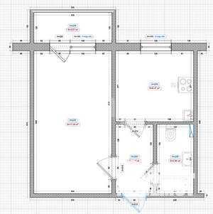 1-к квартира, сданный дом, 33м2, 8/10 этаж