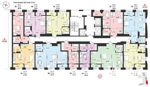 1-к квартира, вторичка, 43м2, 13/17 этаж
