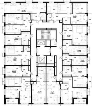 Студия квартира, вторичка, 36м2, 2/10 этаж