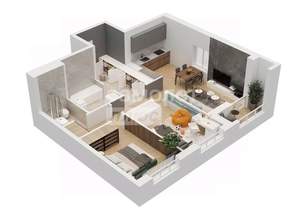 3-к квартира, вторичка, 66м2, 10/16 этаж