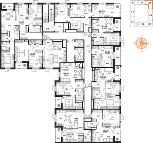 2-к квартира, вторичка, 47м2, 9/10 этаж