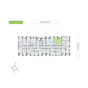 1-к квартира, вторичка, 40м2, 12/20 этаж