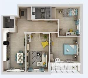 3-к квартира, вторичка, 87м2, 6/16 этаж