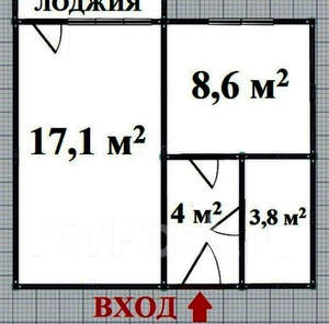 1-к квартира, вторичка, 34м2, 5/10 этаж