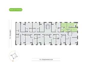 2-к квартира, вторичка, 65м2, 4/9 этаж
