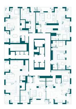 1-к квартира, вторичка, 80м2, 20/23 этаж