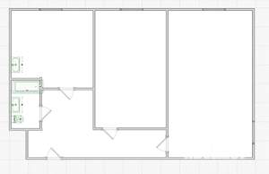 2-к квартира, вторичка, 43м2, 1/5 этаж