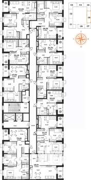 1-к квартира, вторичка, 30м2, 9/10 этаж