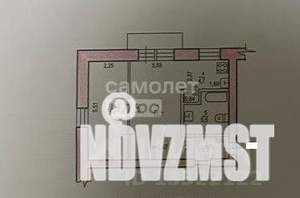 2-к квартира, вторичка, 41м2, 2/3 этаж