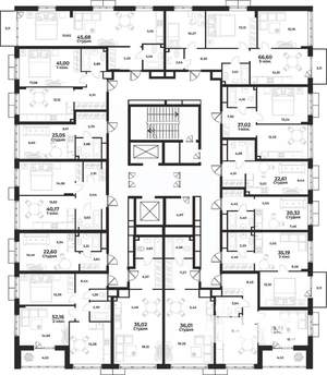 1-к квартира, вторичка, 41м2, 2/10 этаж