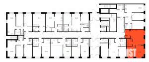 2-к квартира, вторичка, 53м2, 1/10 этаж