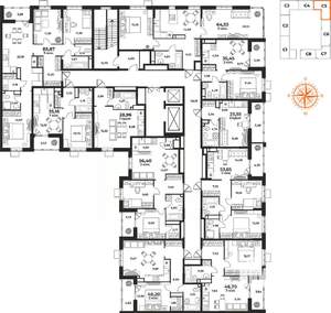 2-к квартира, вторичка, 35м2, 4/10 этаж