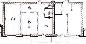 3-к квартира, сданный дом, 73м2, 7/9 этаж