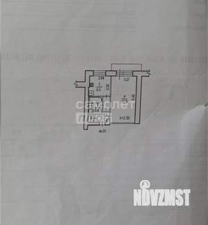 1-к квартира, вторичка, 33м2, 3/5 этаж
