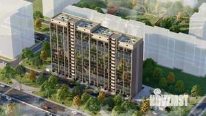3-к квартира, строящийся дом, 68м2, 15/16 этаж