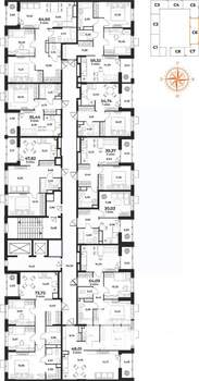 2-к квартира, вторичка, 58м2, 8/10 этаж