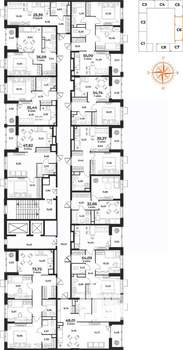 2-к квартира, вторичка, 35м2, 4/10 этаж