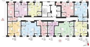 2-к квартира, вторичка, 52м2, 2/19 этаж