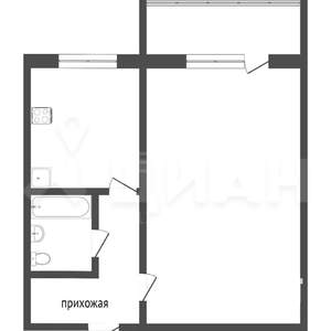 1-к квартира, вторичка, 22м2, 3/5 этаж