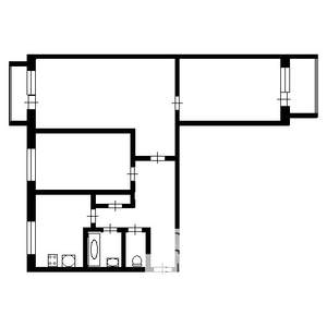 3-к квартира, вторичка, 60м2, 3/5 этаж