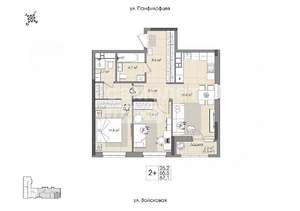 3-к квартира, вторичка, 66м2, 10/16 этаж