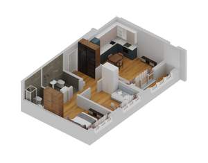 2-к квартира, вторичка, 64м2, 11/21 этаж