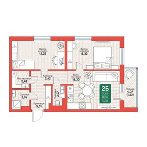 Фото квартиры на продажу (3)