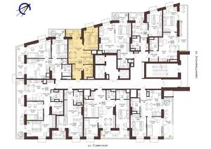 1-к квартира, вторичка, 43м2, 5/23 этаж