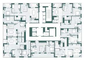 1-к квартира, вторичка, 80м2, 16/23 этаж