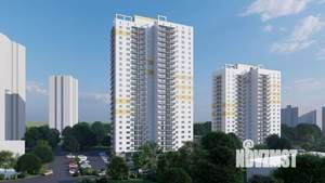 4-к квартира, строящийся дом, 87м2, 20/25 этаж