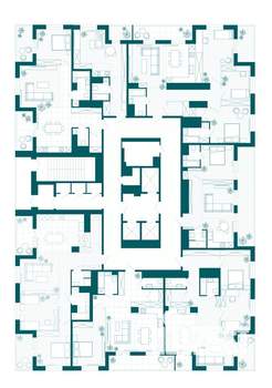 1-к квартира, вторичка, 75м2, 20/23 этаж