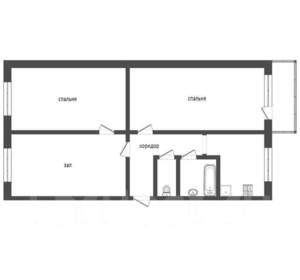 3-к квартира, вторичка, 63м2, 5/5 этаж