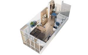 1-к квартира, вторичка, 22м2, 15/23 этаж