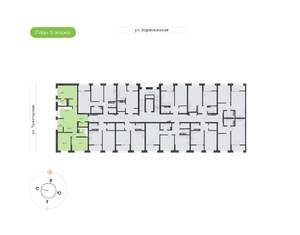 3-к квартира, вторичка, 78м2, 6/9 этаж