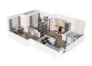 2-к квартира, вторичка, 59м2, 3/23 этаж