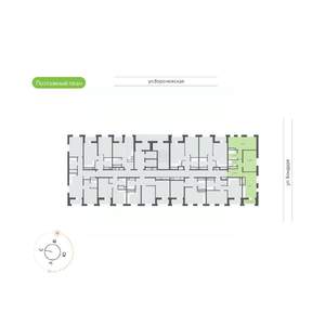 2-к квартира, вторичка, 69м2, 19/20 этаж