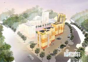 3-к квартира, строящийся дом, 59м2, 7/15 этаж