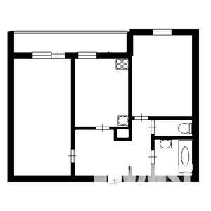2-к квартира, вторичка, 49м2, 7/10 этаж