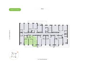 2-к квартира, вторичка, 63м2, 2/7 этаж