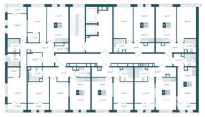 2-к квартира, строящийся дом, 43м2, 3/15 этаж