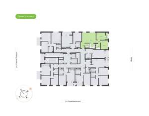 2-к квартира, вторичка, 72м2, 3/24 этаж