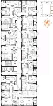 2-к квартира, вторичка, 39м2, 7/10 этаж