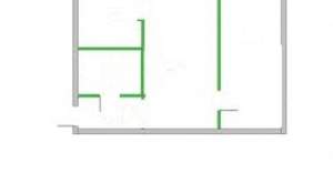 2-к квартира, вторичка, 45м2, 1/5 этаж