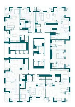 1-к квартира, вторичка, 103м2, 19/23 этаж