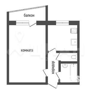1-к квартира, вторичка, 36м2, 8/10 этаж