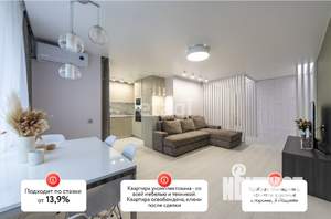 3-к квартира, вторичка, 67м2, 9/10 этаж