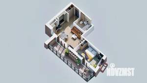 1-к квартира, вторичка, 47м2, 10/23 этаж